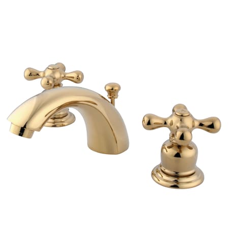 Kingston Brass Mini-Widespread Bathroom Faucet, Polished Brass GKB942AX